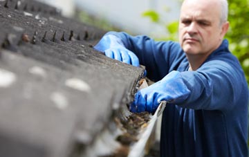 cleaning and inspecting Swinton Bridge roofs